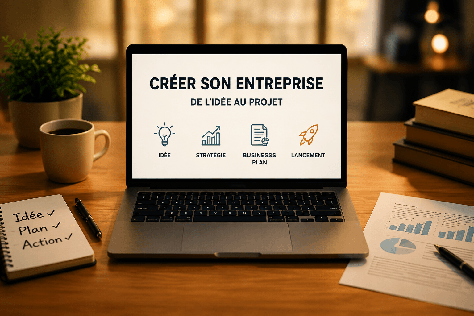 Conduire un projet de création d’entreprise