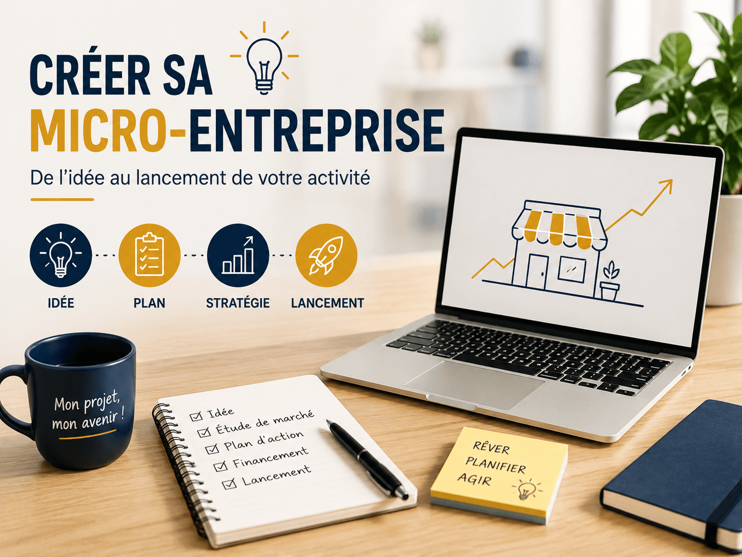 Conduire un projet de création de micro-entreprise