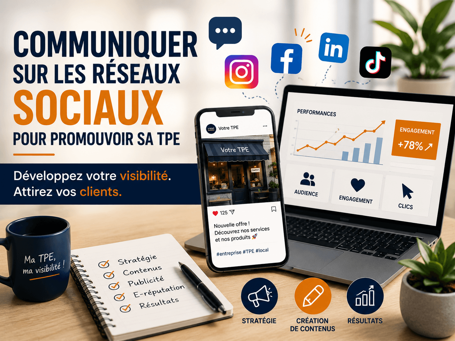 Communiquer sur les réseaux sociaux pour promouvoir sa TPE